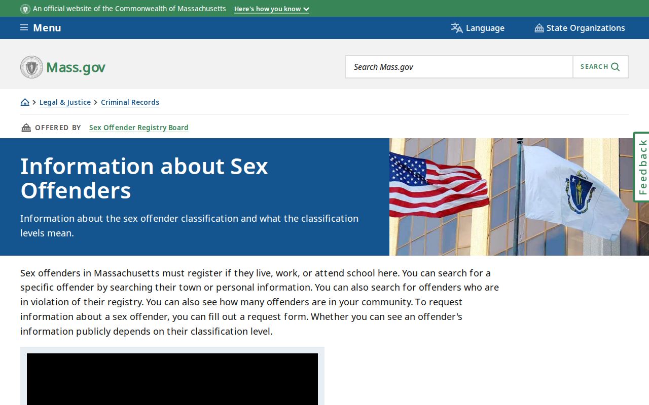 Arlington resident lookup Massachusetts offender classification information